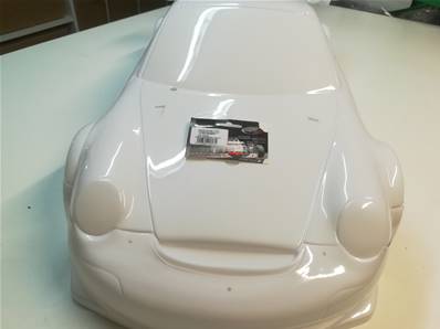 SET CARROSSERIE PORSCHE GT3 CHÂSSIS COURT (510 mm) EPAISSEUR  2 mm