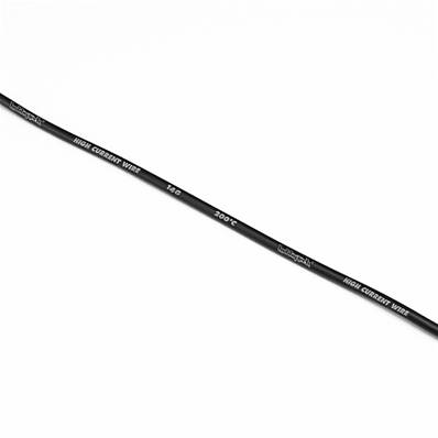 câble silicone 14AWG noir (longueur 1m)
