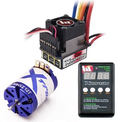 combo 1/10  brushless Krypton par Hobbytech 60A +moteur 7.5