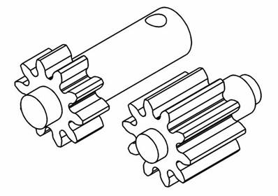 F/R Planet Diff, Internal Gear Set Z10