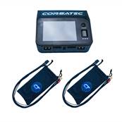 Corsatec Dual Pro charger AC/DC - EU + 2 x PK5 Cables - CORSATEC