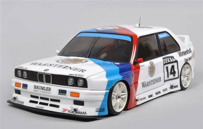 Carrosserie FG BMW E30 transparente (510mm) sans stickers, ni supports.