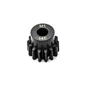 PIGNON MOTEUR M1 DIAMETRE 5mm 14 DENTS EN ACIER