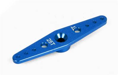 PALONNIER ALU DOUBLE 25 DENTS (FUTABA/SAVOX)