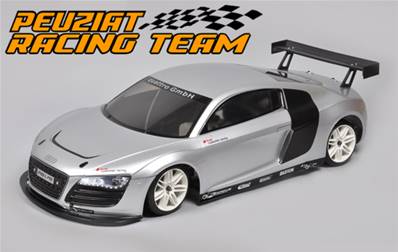 Set de carrosserie Audi R8 transparente