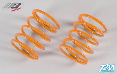 RESSORTS ORANGES COURTS (2.4mm) DIAMETRE 24 (2pcs)