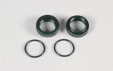BAGUE DE REGLAGE PLASTIQUE AMORTISSEUR 16mm AVEC JOINTS TORIQUES (2pcs)
