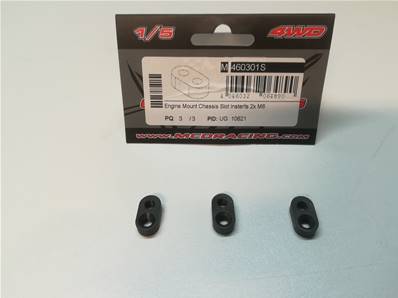 PIECE DE FIXATION MOTEUR SUR CHASSIS (3pcs)
