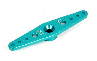 PALONNIER ALU DOUBLE 25 DENTS 60 mm (FUTABA/SAVOX)