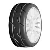 1:8 GT – T03 REVO – XB2 ExtraSoft – Monté sur une nouvelle jante blanche rigide