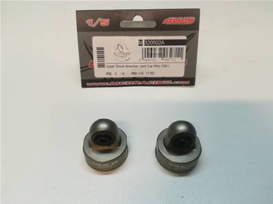 BOUCHONS AMORTISSEURS EN ALU AVEC CYLINDRE BLOC (2pcs)