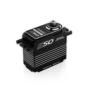 SERVO HD-S50 BRUSHLESS BOITIER ALU SSR HV (50 KG- 0.10s) 7.6V