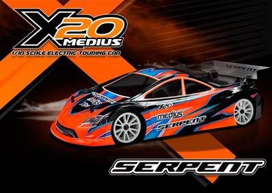 SERPENT MEDIUS X20 21 MID CARBONE 1/10 EP