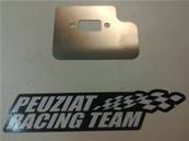 PLAQUE ACIER COTE ECHAPPEMENT POUR MOTEUR ZENOAH 23cc à 29cc