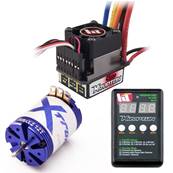 combo 1/10  brushless Krypton par Hobbytech 45A +moteur 13.5