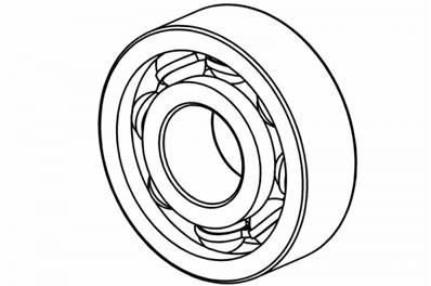 ROULEMENTS 6000 2RS CELLULE AV/AR STANDARD INTERIEUR (2 pcs)