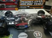 CHASSIS F1 SPORTSLINE 2WD AVEC COMBO HOBBYWING 160A MOTEUR 980 KV