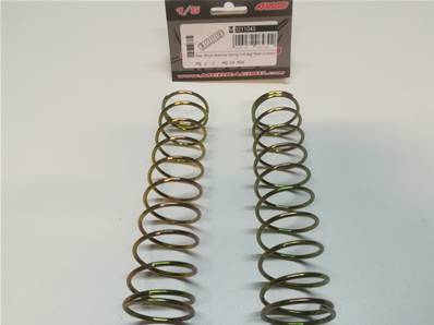 RESSORTS OPTION POUR AMORTISSEURS ARRIERE C=8,5kg/75mm X 2,4mm ( 2 pcs)