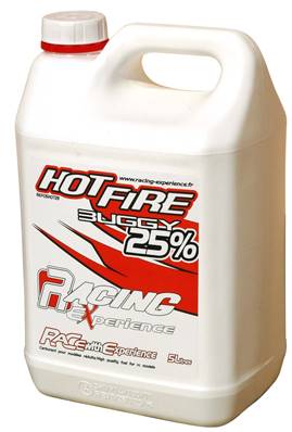 CARBURANT RACING FUEL HOTFIRE EURO25%  POUR COMPETITION TOUT-TERRAIN (5 L)