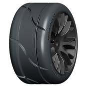 PNEUS GRP 1/5 TC - WX04 REVO - XM3 Hard (Montés collés Jantes noires)