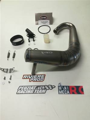 KIT RESONNATEUR SAMBA POUR MCD XR5 MAX OU W5 MAX EN TITANE