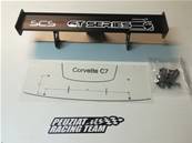 AILERON ALU/CARBONE POUR CARROSSERIE 1/5 GT-C