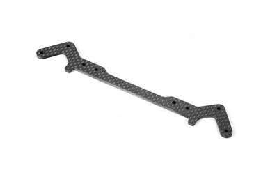 Platine arrière carbone 2.5mm X12 15