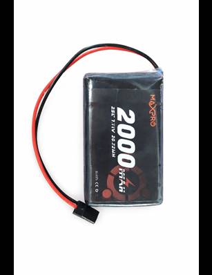 Batterie TX LIPO (équilibreur incorporé) 2000 mAh 7.4v pour radios FUTABA.