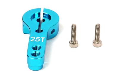 palonnier alu 25T bleu de longueur 27mm