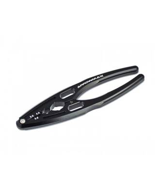 PINCE A AMORTISSEUR V2 MORS METAL (BLACK)
