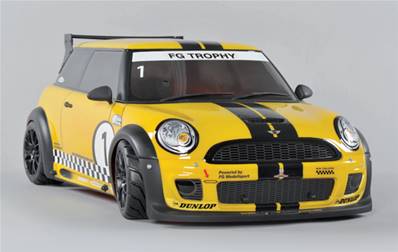 MINI COOPER peinte (jaune)  FG CHALLENGE 4 WD TROPHY (5 options)