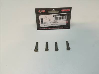 VIS DE FIXATION FUSEES OPTION ALU EN ACIER(4 pcs)