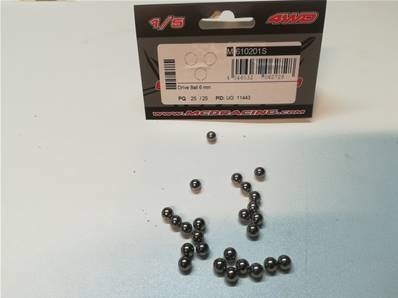 BILLES DE CARDANS 6mm (25 pcs)