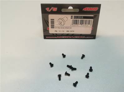 CH Hex Screw M3x6 mm