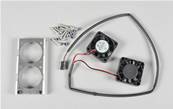 DOUBLE VENTILATEUR SUR RAIL POUR MOTEUR BRUSHLESS 1/5