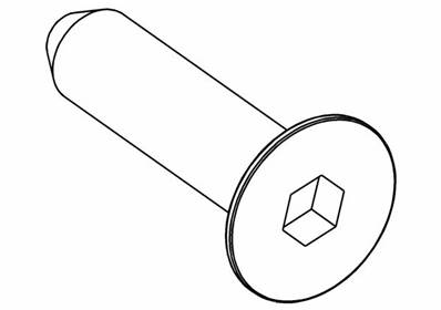 CS Hex Screw M6x25 mm