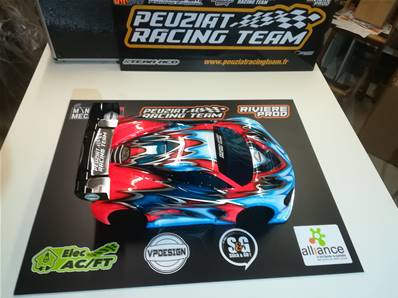 CARROSSERIE BITTYDESIGN GT8 325mm TRANSPARENTE