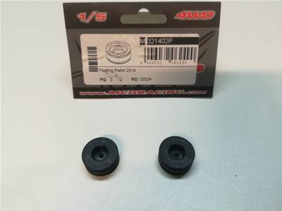 PISTONS FLOTTANTS AMORTISSEURS MCD (2pcs)