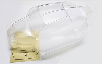 Carrosserie transparente pour Pirate RS3