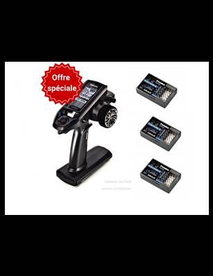 RADIOCOMMANDE FUTABA 4 PM  PLUS 2.4 GHZ + 3 récepteurs R304SBE