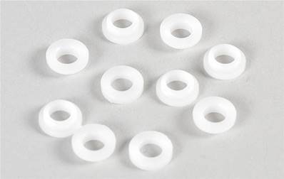 BAGUE PLASTIQUE BLANCHE POUR AMORTISSEURS (10 pcs)