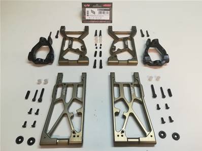 KIT COMPLET DE TRIANGLES AVANT ET ARRIERE EN ALU