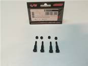 VIS SPECIFIQUES POUR PLAQUETTES DE FREIN SIMPLE DISQUE (4 pcs)