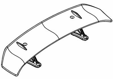 XS5 Rear Wing Set