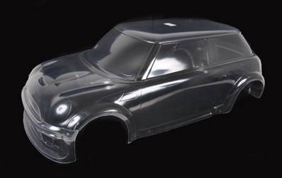 SET COMPLET CARROSSERIE MINI-COOPER TRANSPARENTE