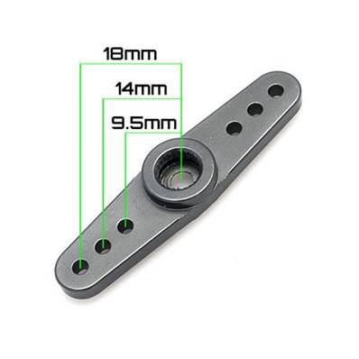 PALONNIER ALU DOUBLE GRIS METAL 25 DENTS