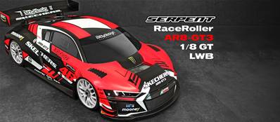 ENT 811 GT LWB BRUSHLESS 1/8 RACE ROLLER AVEC CARROSSERIE AUDI